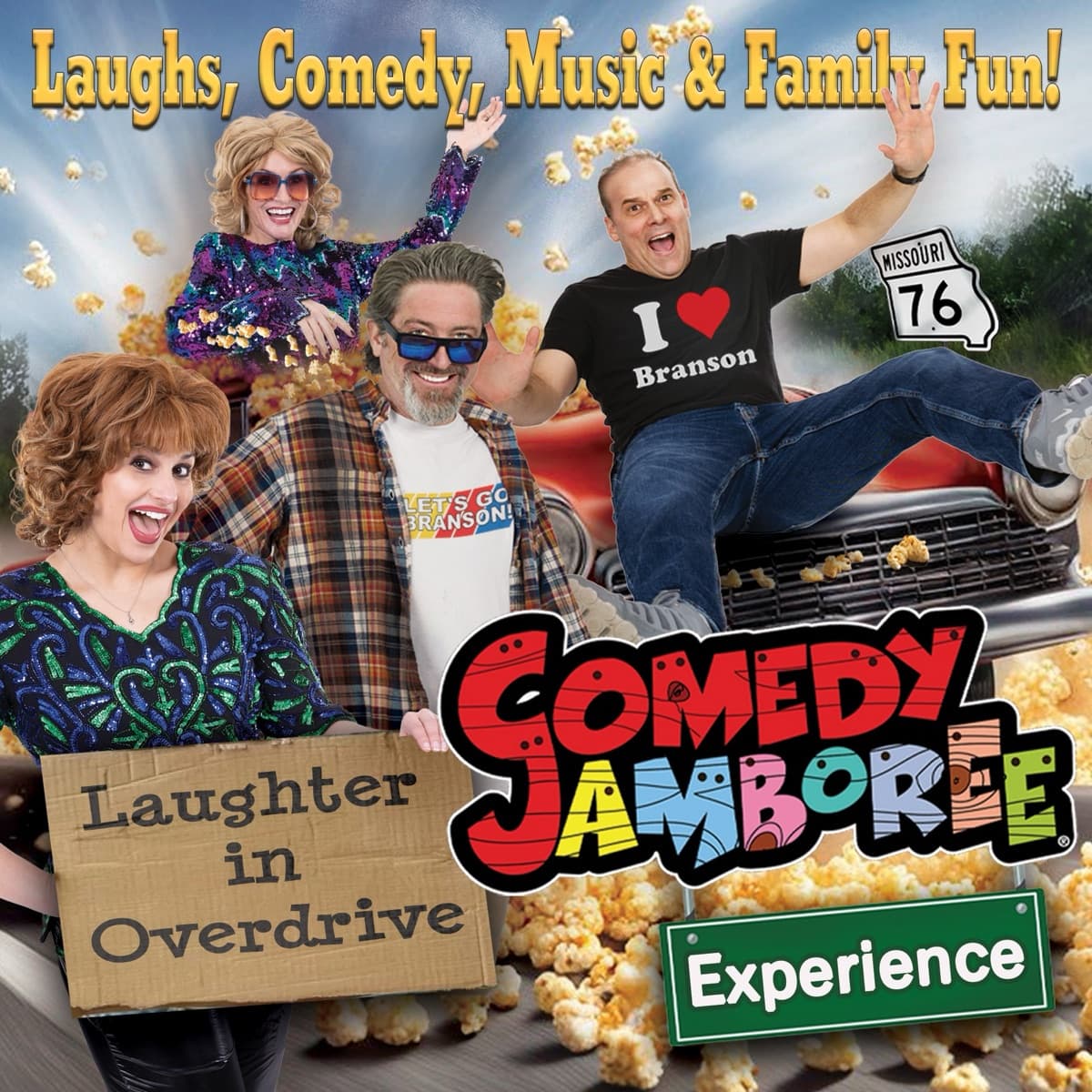 Comedy Jamboree comedians performing at Grand Country Music Hall in Branson