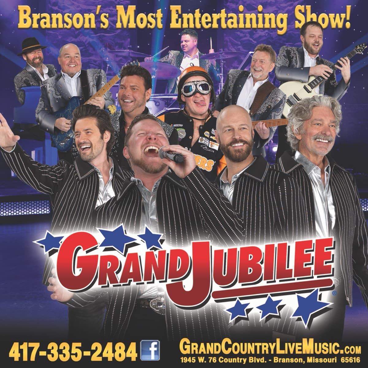 Grand Jubilee cast performing variety entertainment in Branson