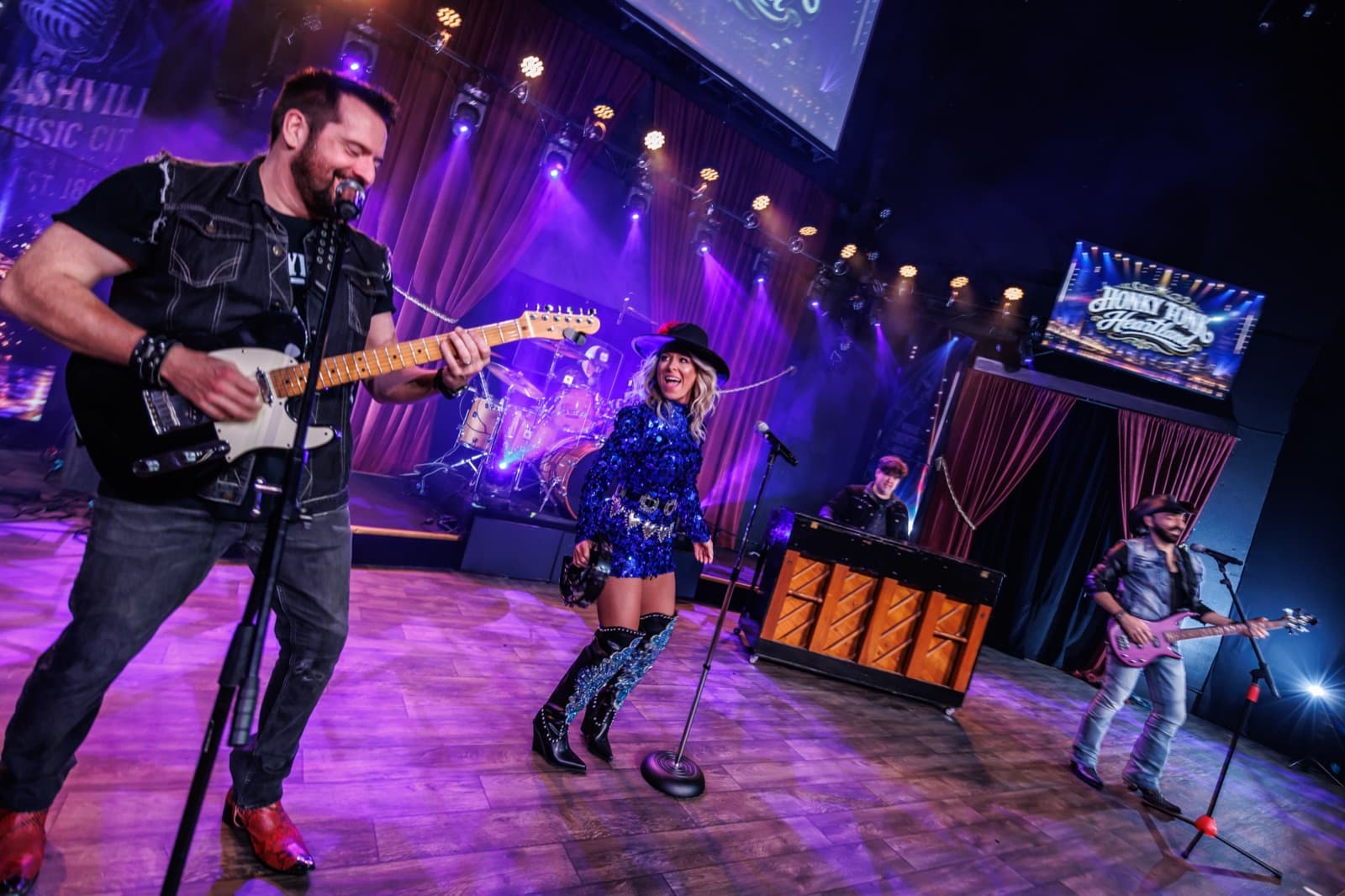 Honky Tonk Heartland band performing at The Showroom at Branson Meadows