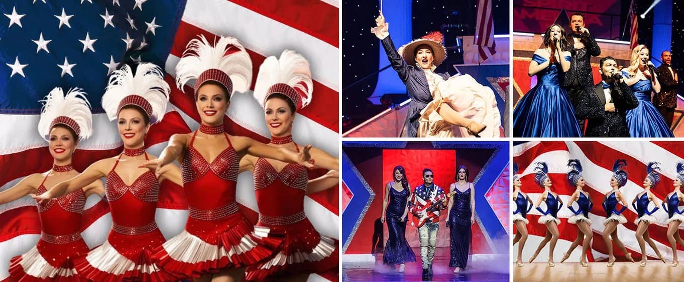 Spirit of America patriotic show performance in Branson Missouri