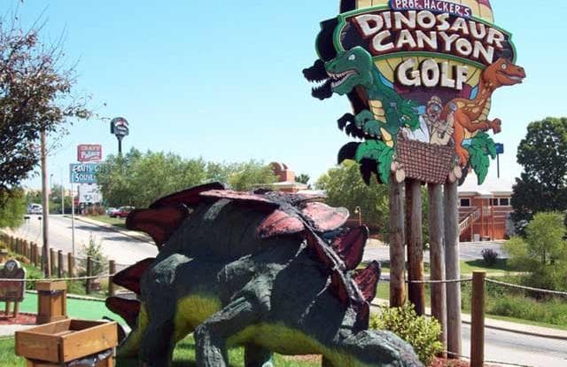 Dinosaur Canyon Mini Golf in Branson, Missouri