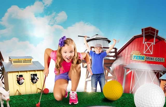 Farm Mini-Golf at Grand Country in Branson, Missouri